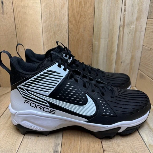 Nike Zoom Force Savage Pro 3 Shark Football Cleats Black/White FJ8163-002 Sz 14